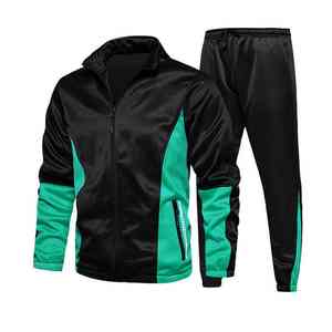 Chándal informal de manga larga para hombre, ropa deportiva para gimnasio, chándal personalizado, 2 piezas - Product Image 3