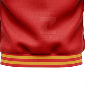 Chaqueta Letterman Personalizada de Alta Calidad, 100% Algodón, Cuello Alto, Transpirable, Ecológica, Talla Grande para Adultos, Chaqueta de Invierno - Product Image 4