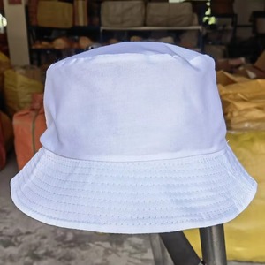 Reversible algodón liso verano venta al por mayor viaje moda protección solar ligero unisex impreso diseño al aire libre sombreros de cubo - Product Image 4