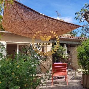 COIR Fiber Shade Sail Outdoor COIR Mesh para EVITAR Sunny DECORATION Roll Packing Shade Net/Cloth para HomeStay Garden & Coffee Shop - Product Image 4