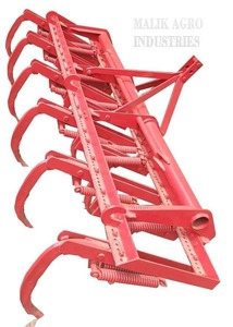 High Diesel-Powered 3 Point Mounted Mini Tractor <b>Cultivator</b> Heavy-Duty Spring Loaded Tines 50-70HP for Farm Agriculture Use - Product Image 3