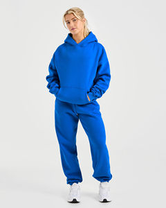 Best Selling Custom Cobalt Women's <b>Oversized</b> <b>Joggers</b> Terry Fleece Soft Touch Fabric Women's Sweatpants Women's Pants And Trouser - Product Image 5