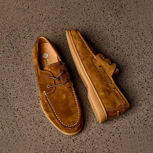 Chaussures décontractées légères avec semelle absorbant la transpiration et structure flexible, chaussures de tous les jours pour hommes, chaussures en cuir - Product Image 3