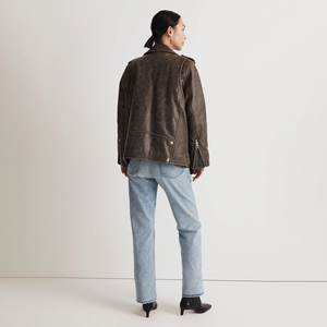 Chaqueta de Cuero de Alta Calidad para Mujer, Chaquetas de Cuero para Mujer de Talla Grande, Chaqueta de Cuero Personalizada al por Mayor - Product Image 6