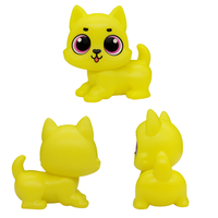 Figurines de chiots en PVC colorées et personnalisées, jouets en plastique ODM, miniatures de dessins animés, boîte mystère pour enfants, idéales pour la promotion et les cadeaux de fête
