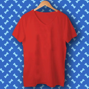 Camiseta de Cuello en V para Hombre, Corte Ajustado, Color Sólido, con Logotipo Personalizado e Impresión, Algodón/Fibra de Bambú, Casual, Manga Corta, Cómoda - Product Image 5
