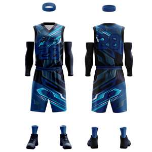 Séchage rapide conception personnalisée uniformes de basket-ball vente en gros en Stock basket-ball hommes maillots ensembles - Product Image 6