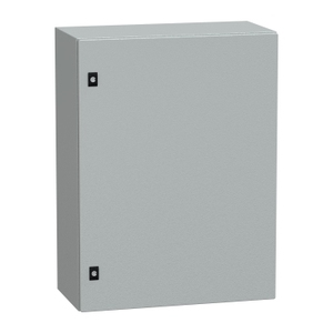 Per SCHNEIDER ELECTRIC NSYCRN86300P PanelSet CRN Armadietti per Elettronica e Strumentazione Porta Liscia H800xW600xD300 IP66 IK10 RAL7035 - Product Image 1