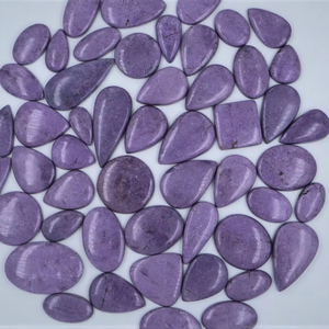 Pierre précieuse Stichtite naturelle de qualité supérieure nouveauté cabochon en vrac en pierre pour bijoux artisanat d'art et décoration pierre violette - Product Image 1