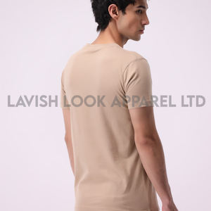 Camiseta Básica de Algodón 100% para Hombre, Cuello Redondo, Corte Regular, Multicolor, Lisa, Transpirable, con Logotipo Personalizado en la Parte Delantera, Ecológica, Antiarrugas - Product Image 5