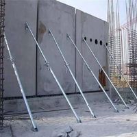 Étais de construction télescopiques robustes certifiés CE pour le béton et les chantiers industriels
