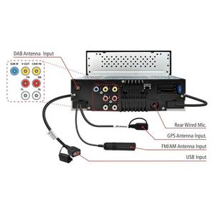 Sistema de Audio para Auto Black DMX5023DABS 4 X 50W - Product Image 4
