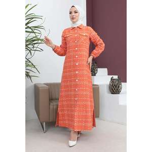 Abrigo con botones para mujer - Product Image 5