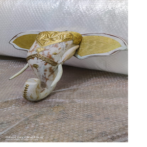 Cabezas de elefante pintadas a mano hechas a medida ideales para tiendas de decoración del hogar para reventa - Product Image 5