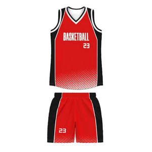 100% poliéster baloncesto Jersey uniforme Conjunto personalizado diseño pantalones cortos logotipo impreso verano estilo directo de fábrica venta al por mayor - Product Image 1