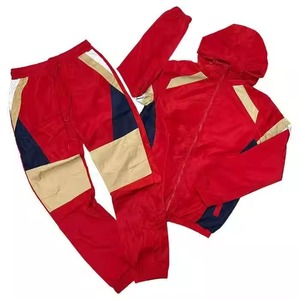 Survêtement coupe-vent deux pièces confortable de qualité supérieure avec logo personnalisé Ensembles coupe-vent en nylon pour hommes printemps de haute qualité - Product Image 2