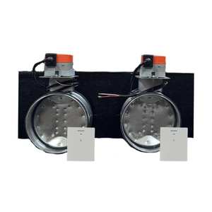 Plenum con conductos y unidad de control de persianas motorizadas Wi-Fi de 2 zonas con interfaz Siemens para sistemas HVAC - Product Image 4