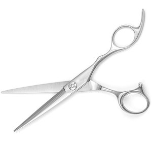 Ciseaux professionnels de coupe de cheveux de barbier en acier inoxydable fournitures de Salon de beauté à lame tranchante de 6 pouces - Product Image 2