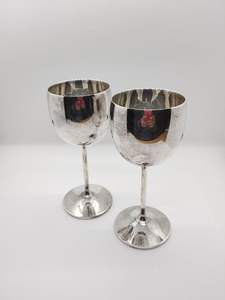 Gobelet en verre de haute qualité, rose gold, nouvelle collection par Crafted Treasures - Double paroi, taille personnalisée, vaisselle de luxe - Product Image 3