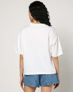 Women's Summer Casual <b>Boxy</b> <b>T</b>-<b>Shirts</b> High Quality 100% Cotton Round Neck for Sale - Product Image 3