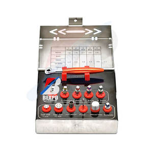 Kit d'extenseur d'os dentaire de qualité supérieure avec boîte autoclavable à cliquet Implants fraises perceuse Instruments de chirurgie - Product Image 1
