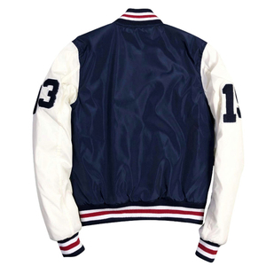 Lavable en machine avec manches blanches Nouveauté Custom Made High Quality School Wear College Baseball Varsity Jackets - Product Image 5