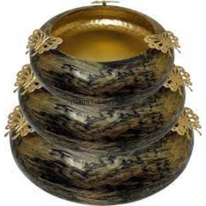 Nouveau modèle arrivée exclusif qualité métal fait éléphant concepteur forme ronde plaqué or magnifique Look Urli dans le prix le plus bas - Product Image 3