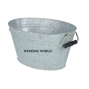 Jardinière ronde de taille personnalisée, jardinière faite à la main pour la décoration de jardin, jardinière classique en métal de qualité supérieure - Product Image 4