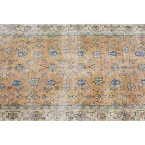 Tapis turc, tapis vintage 3,3x6,6 pieds, tapis en laine persan bleu - Product Image 4