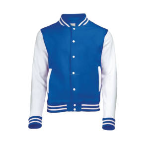 Chaqueta Bomber Varsity Reversible de Cuero con Cuello Alto y Bordado de Logotipo Personalizado de Alta Calidad para Hombre, Mangas Regulares - Product Image 4