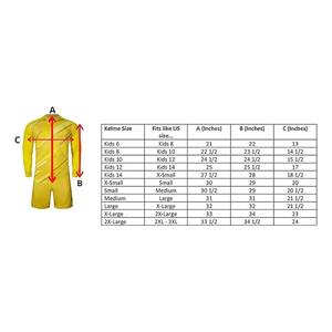 Nuevo Uniforme de Portero de Fútbol Personalizado de Alta Calidad al por Mayor, Impresión Digital, Transpirable, Unisex, 100% Poliéster, Secado Rápido - Product Image 5