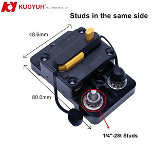 Disyuntores Dute pesados de alto amperio, pernos en el mismo lado, 25A-150A, montaje en superficie, conmutable, manual, - Product Image 4