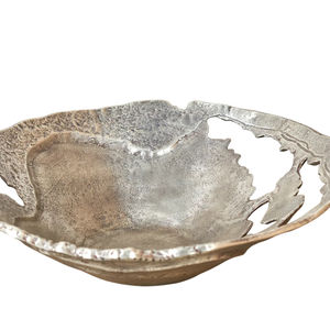 La última técnica decorativa de cuenco fundido de aluminio pulido hecha de mesa de cuenco de aluminio de Metal cuenco decorativo para servir a buen precio - Product Image 4