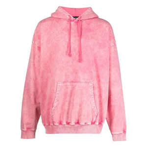 Sudadera con Capucha Extra Grande de Estilo Vintage para Mujer, Lavada al Ácido, Transpirable, Bordada, de Manga Larga, Forrada, para Otoño e Invierno - Product Image 1