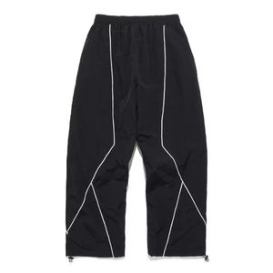 Streetwear personnalisé uni Survêtement en nylon pour hommes Ensemble 2 pièces de haute qualité Baggy surdimensionné léger Survêtement coupe-vent - Product Image 4
