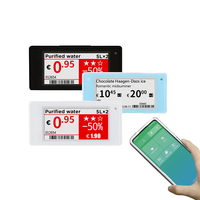 Kit de démonstration d'étiquettes électroniques de rayonnage COMPAX, encre électronique intérieure IP65, personnalisation complète OEM/ODM, logo personnalisé, couleur de la coque, conception d'interface utilisateur sur mesure