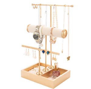 Soporte de exhibición de joyería de metal duradero, soporte organizador resistente al óxido para boutiques y ferias de artesanía disponible a precio al por mayor - Product Image 6