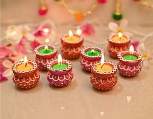 Mejor Venta de latón de alta calidad Diya entrada forma decoración Diya uso para el hogar decorativo Diwali Decoración - Product Image 2