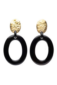 Pendientes de cuerno de búfalo a la moda, joyería de cuerno Natural a la moda, pendientes finos hechos a mano a la venta, joyería de cuerno natural - Product Image 5