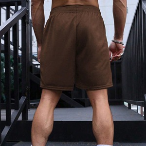 Ropa informal de verano de calidad superior, pantalones cortos para hombre, pantalones cortos transpirables de algodón 100%, pantalones cortos de hip hop con estampado de logotipo para hombre - Product Image 2