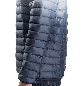 Chaqueta acolchada de Primavera de lona recubierta suelta al por mayor de calidad superior con cierre de cremallera Logotipo frontal Unisex Todos los colores - Product Image 4