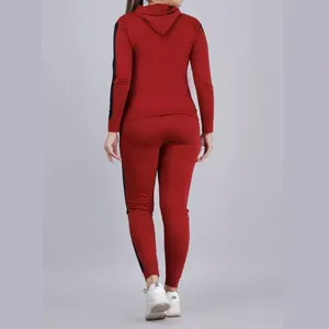 Survêtements en molleton de coton ajustés pour femmes, vente en gros, dernier design personnalisé pour l'hiver - Product Image 3