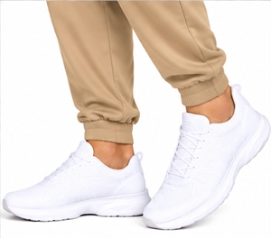 Ensemble de survêtement deux pièces beige pour homme, t-shirt à manches courtes col rond et pantalon imprimé lettres, décontracté - Product Image 4