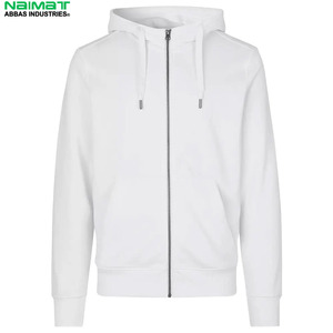 Sweat à capuche zippé doublement cousu, résistant, pour homme, vêtements de travail robustes, molleton épais, vêtements d'extérieur - Product Image 1