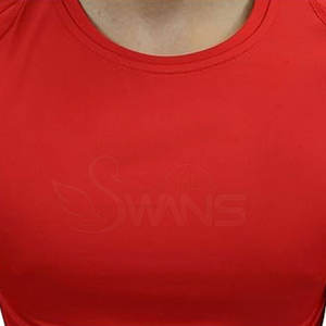 Camisas de compresión de fibra de algodón/Bambú de secado rápido para hombres para entrenamiento de gimnasia manga larga 220g patrón sólido servicio OEM disponible - Product Image 4