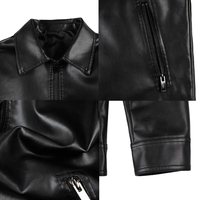 Veste en cuir pour homme de haute qualité, style streetwear, imperméable, vente en gros, veste en toile