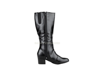 Bottes de danse de compétition professionnelles pour la scène, en cuir véritable, couleur personnalisable, bottes longues, chaussures de danse BAIFA BFL 017