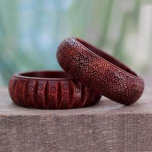 Handcrafted <b>wooden</b> napkin ring set for <b>rustic</b> wedding <b>table</b> farmhouse <b>dining</b> kitchen party dinner eco friendly home decor - Product Image 6