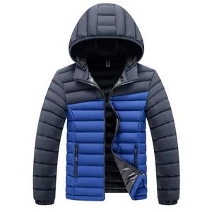 Veste matelassée à col montant à manches longues pour homme de haute qualité Prix raisonnable Veste matelassée à capuche Vêtements d'extérieur d'hiver - Product Image 3