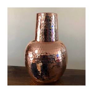 ขวดน้ำสำหรับเด็กขนาดใหญ่ขวดน้ำกว้างทำจากทองแดงผลิตในอินเดีย - Product Image 2